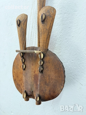 Западноафрикански струнен инструмент №7467, снимка 2 - Антикварни и старинни предмети - 51988775