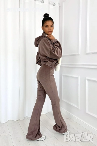 Дамски комплект от две части от кадифе Willow, 3цвята , снимка 4 - Комплекти - 52232530