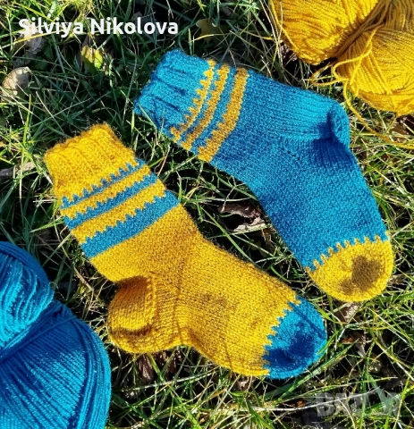 Красиви плетени чорапи 