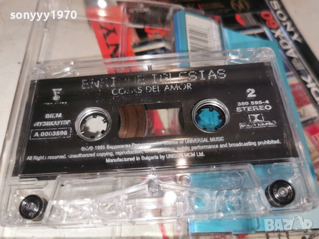 ENRIQUE IGLESIAS-ORIGINAL TAPE 1002261338, снимка 2 - Аудио касети - 53427274