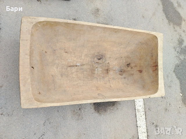 Стара голяма нощва,копанка,дървено корито , снимка 5 - Други ценни предмети - 45496269