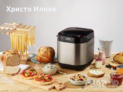 Хлебопекарна Tefal PF240E 20 програми с опция за сладко и кисело мляко, снимка 2 - Хлебопекарни - 46508179