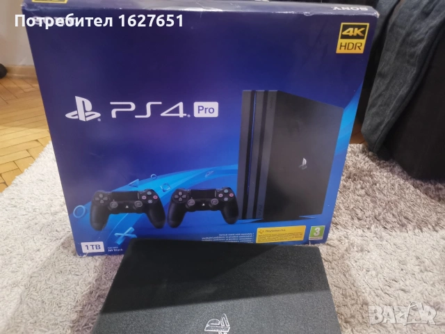 Playstation 4 pro, два джойстика и 7 игри, снимка 2 - PlayStation конзоли - 53209821