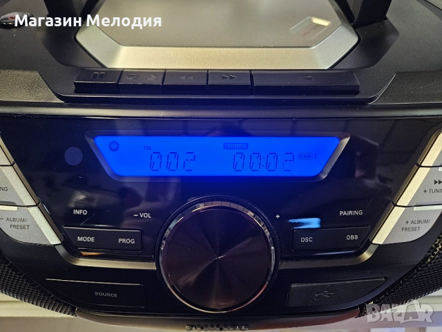 Радиокасетофон Philips AZB798T/12 Има радио, диск, usb, bluetooth, aux, mp3. В перфектно състояние, , снимка 3 - Радиокасетофони, транзистори - 48846631