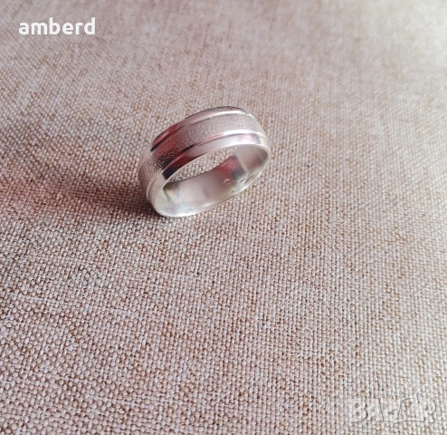 Сребърна халка НОВ модел R123, снимка 2 - Пръстени - 53869244