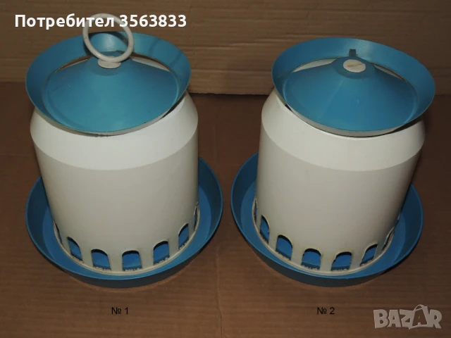 2 броя хранилки за пилета - Цена: 6 лв. за двата броя, снимка 15 - За птици - 51231197