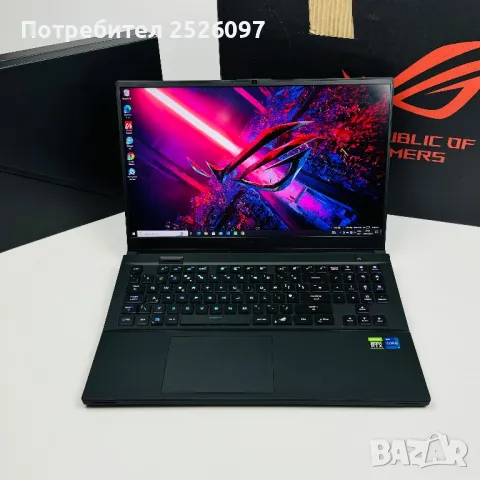 ASUS ROG Zephyros S17/17,3” 4K 165Hz/RTX 3080 16GB DDR6/i7-11800H/2TB, снимка 1 - Лаптопи за игри - 47073032