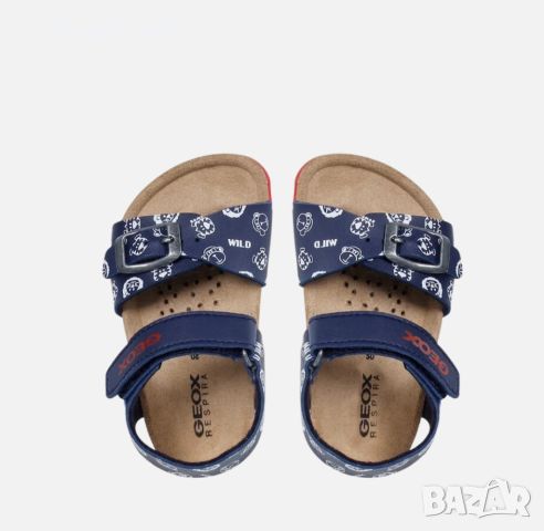 НАМАЛЕНИЕ!!! Бебешки сандали GEOX Chalki Navy Blue Anime B922QA C0735 №20, снимка 4 - Бебешки обувки - 45812362