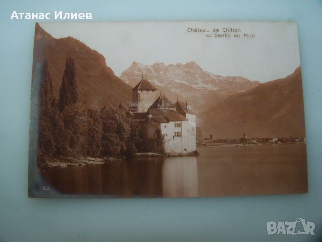 Стара пощенска картичка от Швейцария, 1910г., снимка 2 - Филателия - 46579493