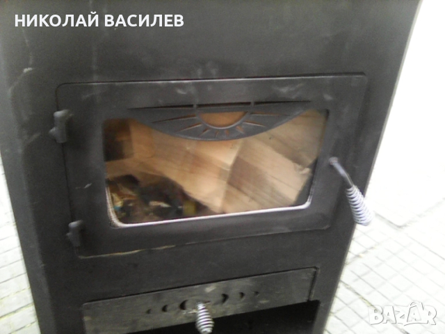   Камина - Височина  1 м / 32  - кв - ширина   60 / 55 . и печка на дърва  .        , снимка 17 - Отоплителни печки - 49545746