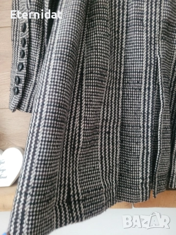 Палто с коланче AMISU вълна , снимка 8 - Палта, манта - 51943388