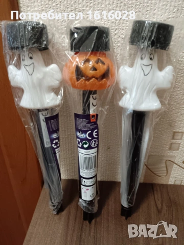 Коледни соларни лампи - дядо Коледа,Снежко,Пингвин.Духчета - Хелуин., снимка 3 - Соларни лампи - 47636432