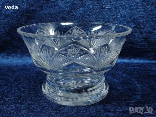 Кристална купа 24% Pbo диаметър 215 mm НОВА!