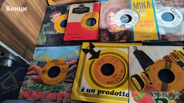 50бр малки грамофонни плочи, снимка 2 - Грамофонни плочи - 54217144