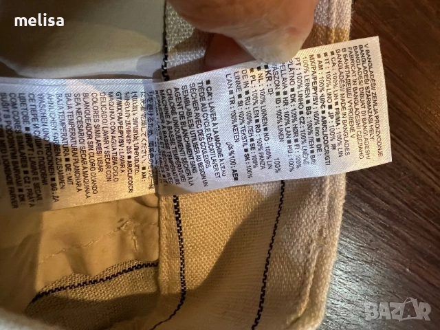 Banana republic ленени бермуди, снимка 4 - Къси панталони и бермуди - 52164971