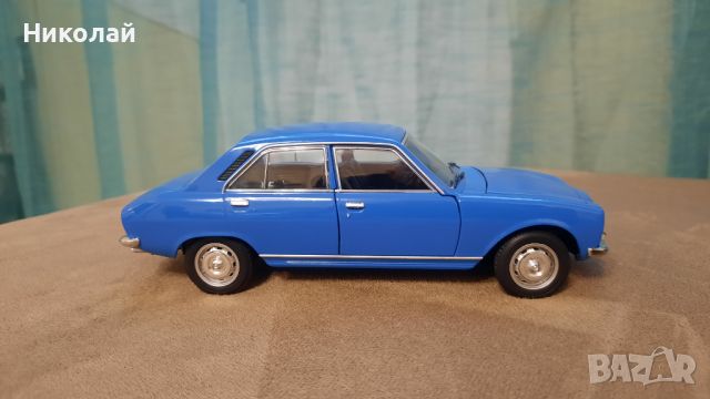 1975 Peugeot 504 1:24 Welly Diecast Колекционерски модел количка, снимка 1 - Колекции - 45092358