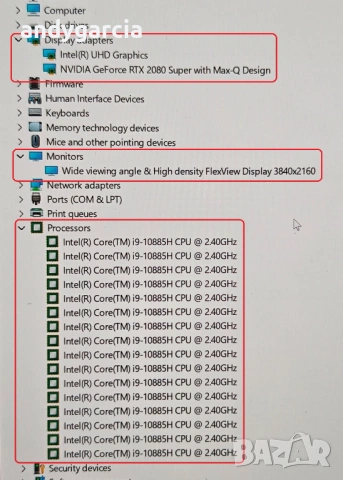 NVidia RTX 2080 8GB/15.6 4K UltraHD IPS/Core i9 10885H/16GB RAM/512GB SSD/Lenovo ThinkPad T15g Gen 1, снимка 9 - Лаптопи за работа - 54299895