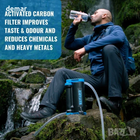 Преносим пречиствател за вода LifeSaver Wayfarer - лек, компактен, ръчен - пречиства 5000 литра, снимка 7 - Къмпинг мебели - 50446540