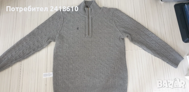 POLO Ralph Lauren Cable Wool / Cashmere Knit Mens Size L НОВО! ОРИГИНАЛ! Mъжки Пуловер, снимка 13 - Пуловери - 52041029