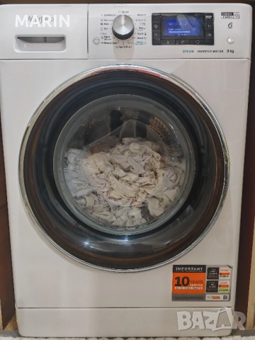 пералня 9кг-whirlpool-6, снимка 3 - Перални - 52510976