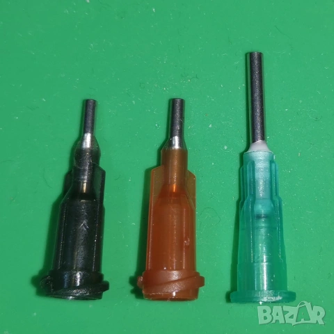 Игли за флюс 1.7мм, 2.0мм, 2.1мм 14G 15G 16G за 10cc / 30cc спринцовки, пълнители