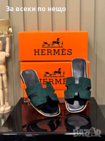 Дамски чехли Hermes - Различни цветове Код D408, снимка 7 - Чехли - 46637724