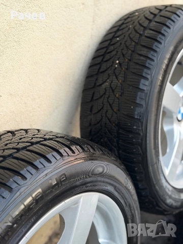 Алуминиеви Джанти за BMW със зимни гуми 16 цола 5х120, снимка 5 - Гуми и джанти - 52923831