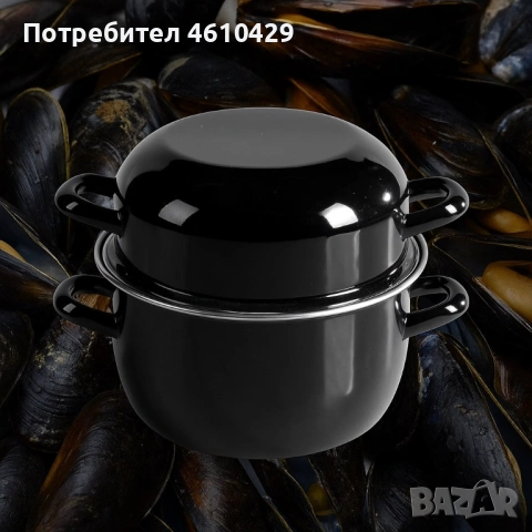 Емайлирана тенджера за миди 5 л, Ø22 см, за индукционни котлони, снимка 2 - Съдове за готвене - 53408981