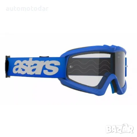 Детски мотокрос очила ALPINESTARS VISION BLAZE BLUE CLEAR, снимка 2 - Аксесоари и консумативи - 48740402