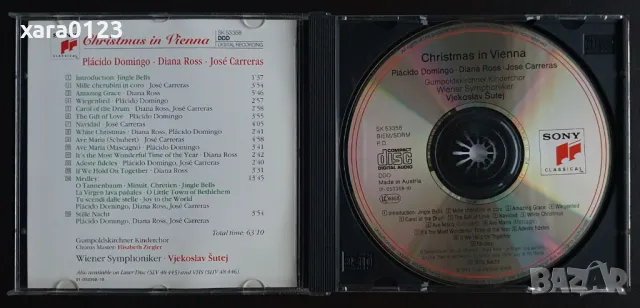 Plácido Domingo · Diana Ross · José Carreras – Christmas In Vienna, снимка 3 - CD дискове - 47494857