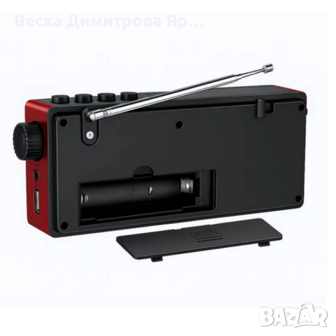 Радио със соларно зареждане JOC-6138REC-S с Bluetooth, мултифункционално и преносимо, снимка 2 - Радиокасетофони, транзистори - 53783210