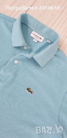 Lacoste Classic Fit Pique Cotton Mens Size 5 - L ОРИГИНАЛ! Мъжка Тениска!, снимка 1