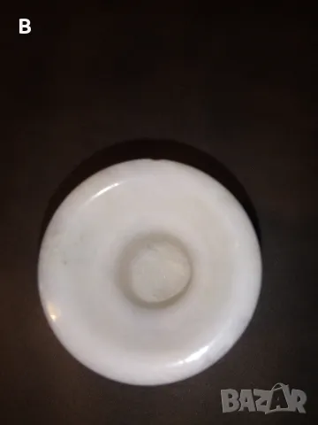 Малка вазичка от бял мрамор, снимка 5 - Вази - 49801649