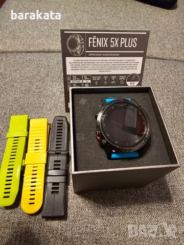 Garmin fenix 5x plus, снимка 3 - Смарт часовници - 45528942