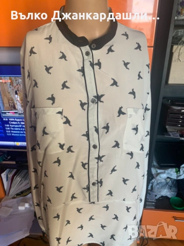 Копринена риза Marella,  размер L, снимка 2 - Ризи - 53094166