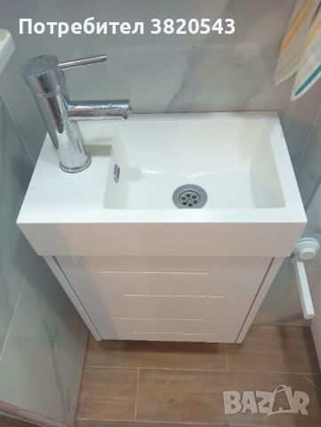 Нов долен шкаф за баня с мивка