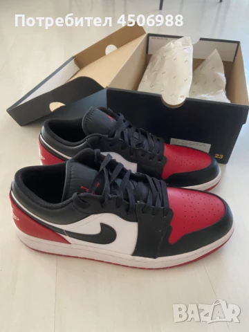 Маратонки NIKE AIR JORDAN 1 LOW, снимка 11 - Маратонки - 50710088