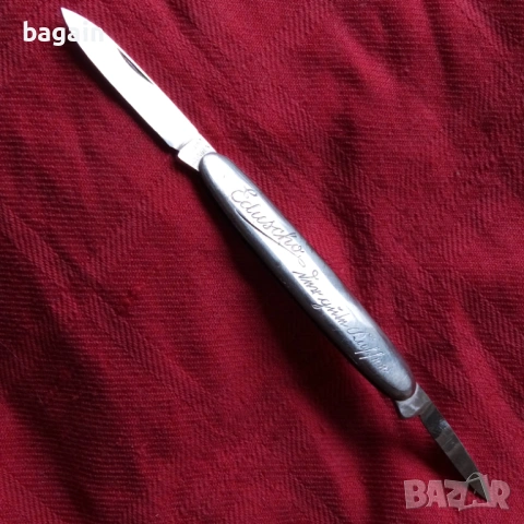 Гравиран немски нож. Солинген., снимка 2 - Ножове - 54213938