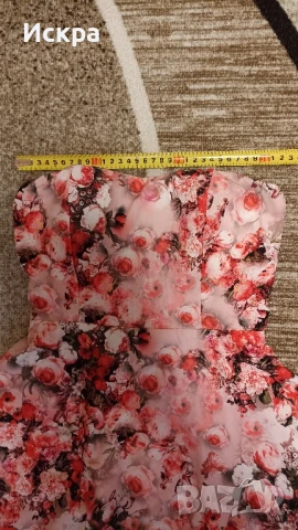 Рокля на цветя, снимка 4 - Рокли - 50497889