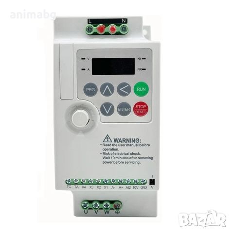 ANIMABG Честотен инвертор Zuked, VFD, 220V на 380V, 1.5 kW, снимка 1 - Друга електроника - 45595128