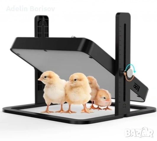 Нагревателна плоча за пиленца – регулируема температура, безопасност и енергийна ефективност, снимка 3 - За птици - 53807274