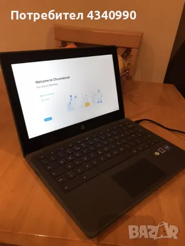 HP Chromebook 11.6", 4GB RAM памет, Intel Celeron процесор, снимка 3 - Лаптопи за работа - 48473953