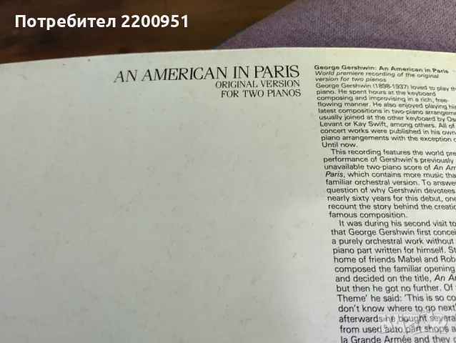 GERSHWIN, снимка 6 - Грамофонни плочи - 48057472