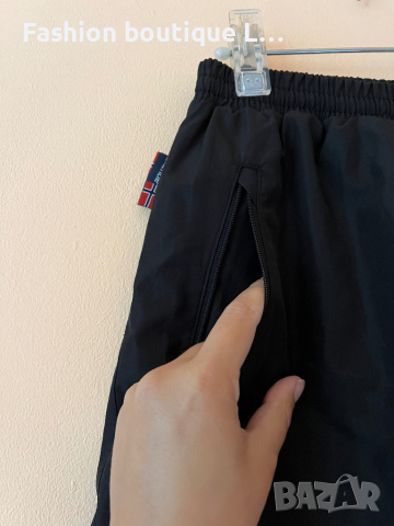 Дамски черен скиорски панталон S размер с джобове 🖤, снимка 2 - Спортни екипи - 44993250
