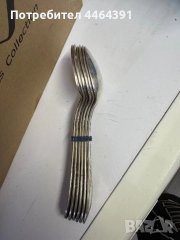 Сребърни лъжици , снимка 5 - Антикварни и старинни предмети - 51516804