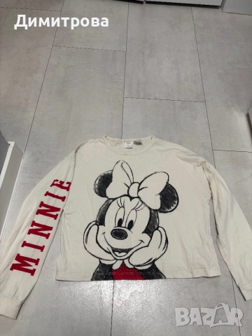 Детска къса широка блузка Zara 13-14г. 164см