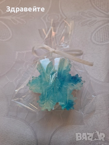 Коледни глицеринови ароматни сапунчета