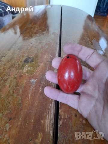 Старо дървено яйце #29, снимка 2 - Други ценни предмети - 53304103