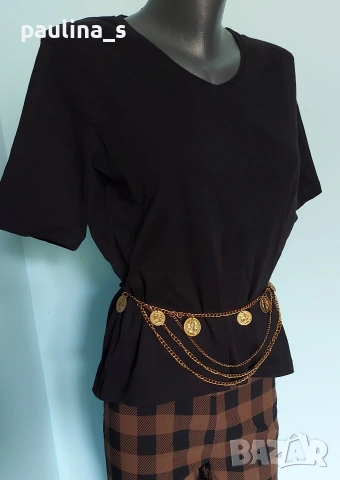 Три различни броя / Черна тениска тип туника "Janina", "Schiesser" и "K-town" / голям размер , снимка 14 - Тениски - 46943793