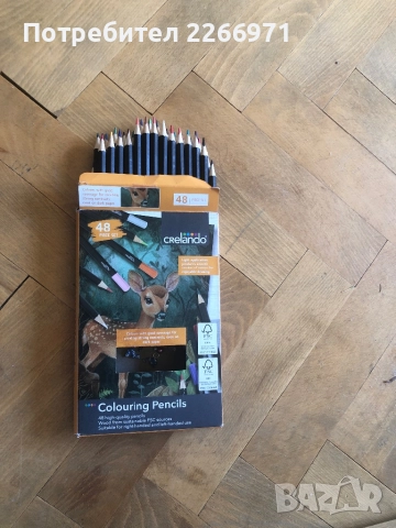 Цветни моливи нови 48 бр